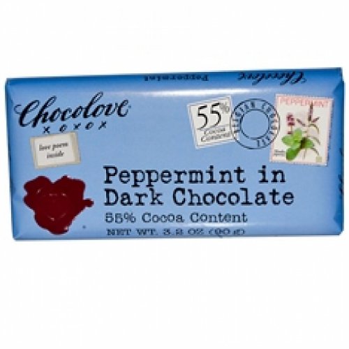 Chocolove Peppermint In Dark Chocolate (12×3.2oz ) logo