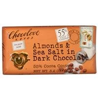 Chocolove Premium Chocolate Bars, Cherries & Almonds In Dark (55%) Chocolate, 3.2 ounce Bars (Pack of 12) ( Value Bulk Multi-pack) logo