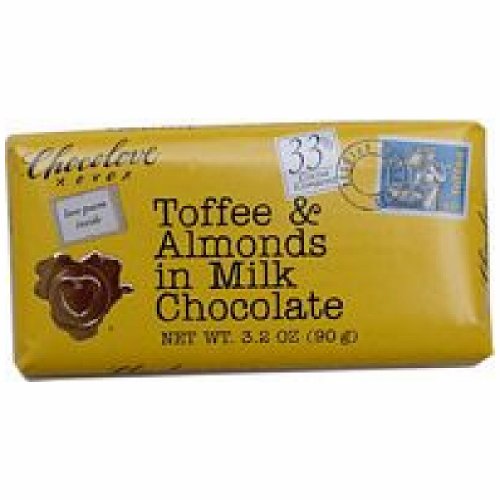 Chocolove Xoxo Milk Choc Toffee & Almond Bar ( 12×3.2 Oz) logo