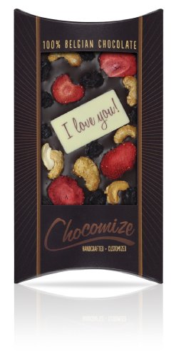 Chocomize I Love You Bar With Nuts, 4 Ounce logo