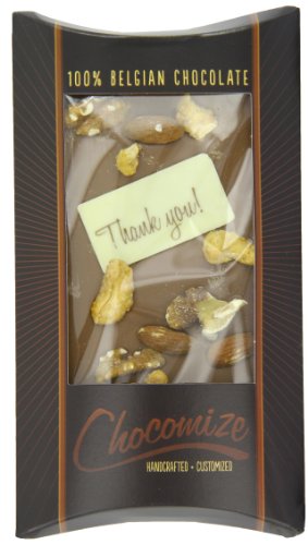 Chocomize Thank You Bar With Nuts Ii, 4 Ounce logo