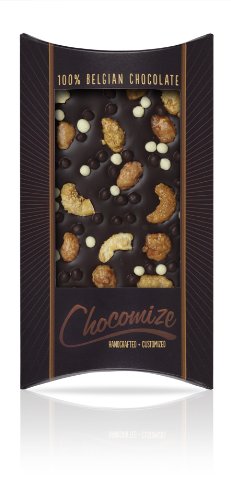 Chocomize That’s Nuts Dark Chocolate Bar, 4 Ounce logo