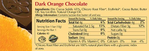 Chocoperfection Dark Orange Chocolate- 10g Bars (Pack of 30) logo