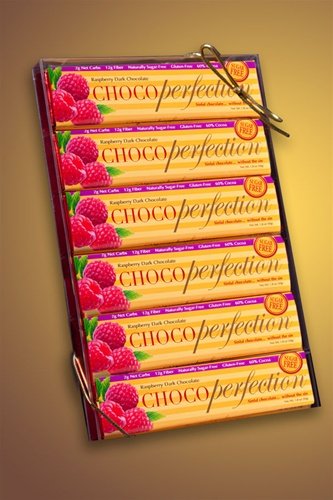 Chocoperfection Dark Raspberry Bars – Box Of 12 logo