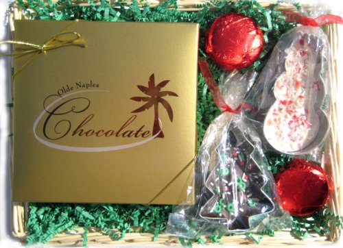 Christmas Holiday Chocolate Gift Basket With Cookie Cutters logo