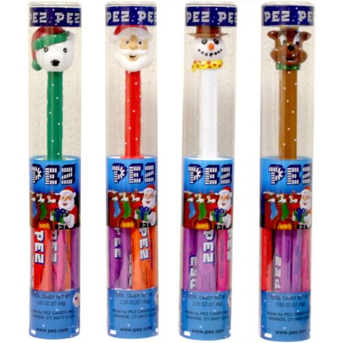 Christmas Holiday Pez Dispenser With 6 Candy Refills (styles May Vary) logo