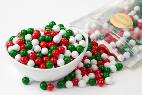 Christmas Sixlets (1 Pound Bag) logo