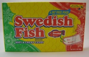 Christmas Swedish Fish Candy Theater Box – 3.1oz logo