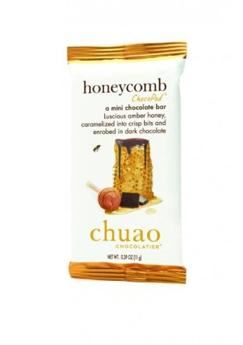 Chuao Chocolatier 900343 Honeycomb Chocopod Mini Bar – 24 Mini Bars logo