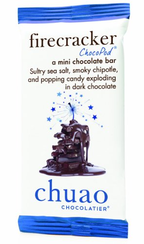 Chuao Chocolatier Firecracker Chocopods – Mini Chocolate Bars (24-pack) logo