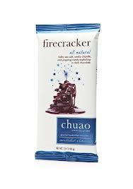 Chuao Chocolatier Firecracker Dark Chocolate Bar, 2.82 ounce Bars (Pack of 4) logo