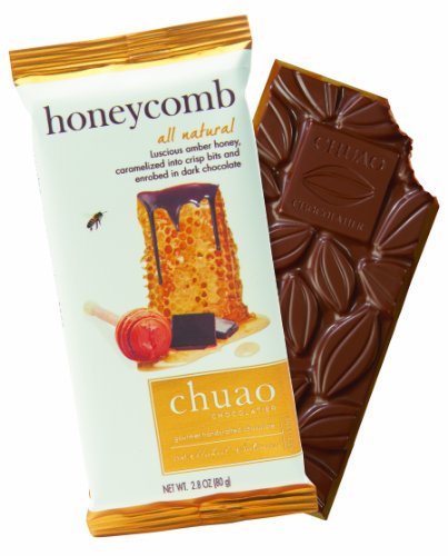 Chuao Chocolatier Honeycomb Dark Chocolate Bar, 2.8-ounces Bars (Pack of 4) logo