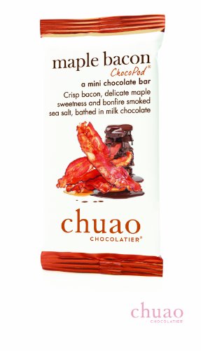 Chuao Chocolatier Maple Bacon Chocopods – Mini Chocolate Bars (24-pack) logo