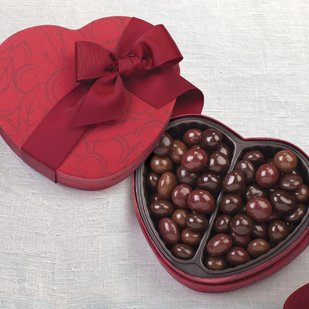 Chukar Cherries Chocolate Cherries Heart Box logo