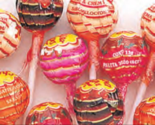 Chupa Chups Assorted Fruit Medley Lollipops 1lb Bag logo