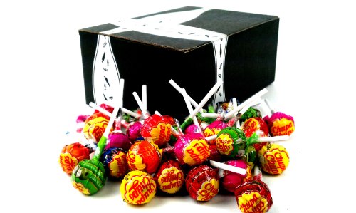 Chupa Chups Lollipops Assorted 2lb Gift Box logo