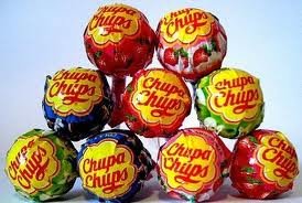 Chupa Chups Lollipops Chew Filled Mix Flavour 10 Pieces 120g logo