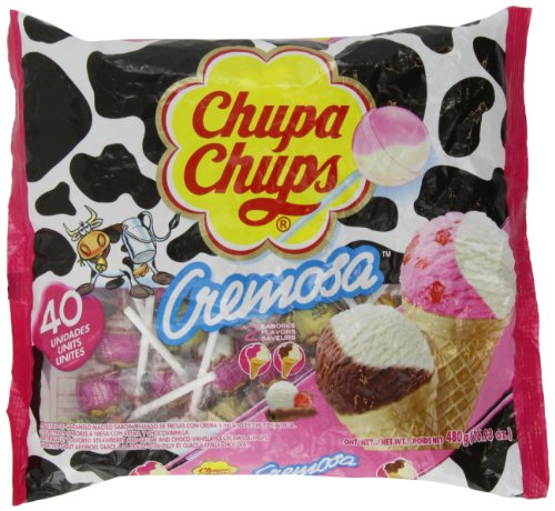 Chupa Chups Lollipops – Ice-cream Flavor (40ct. Bag) Fat Free! logo