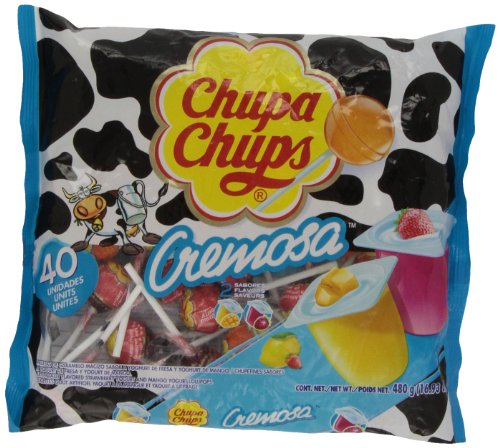 Chupa Chups Lollipops – Yogurt Flavor (40ct. Bag) Fat Free! logo