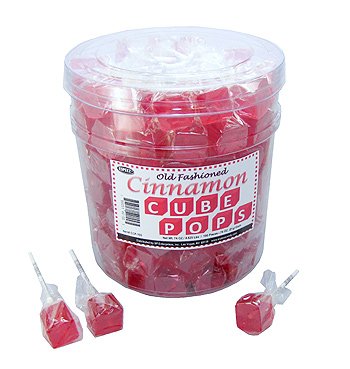 Cinnamon Cube Pops, 100 Count Tub logo