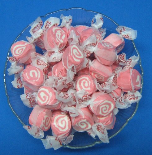 Cinnamon Swirls Flavored Taffy Town Salt Water Taffy 2 Pound logo