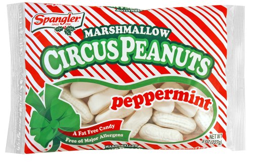 Circus Peanuts 4-8 Oz Bags Peppermint Flavor logo