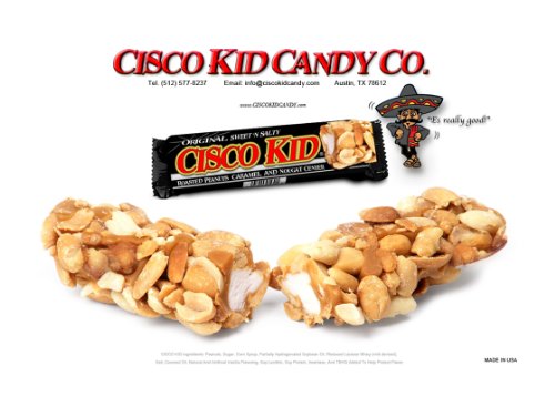 Cisco Kid Sweet ‘n Salty Roasted Peanut Bars logo