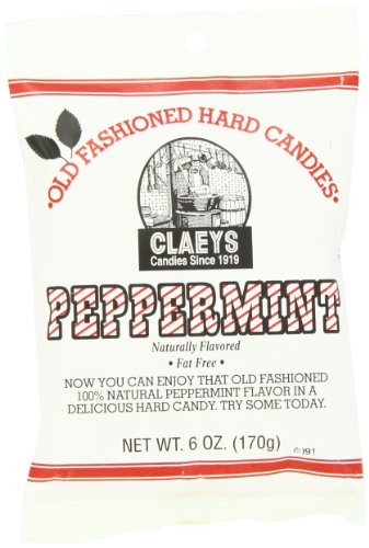 Claey’s Natural Peppermint Drops, 6 ounce Packages (Pack of 12) logo