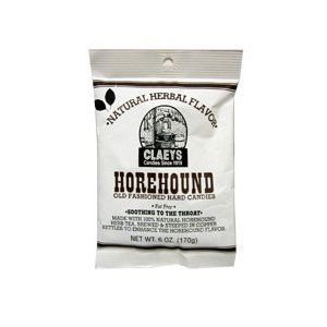 Claey’s, Old Fashioned Hard Candy Horehound, 6 Ounce Bag logo