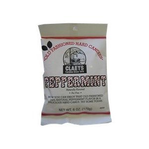 Claey’s, Old Fashioned Hard Candy Peppermint, 6 Ounce Bag logo