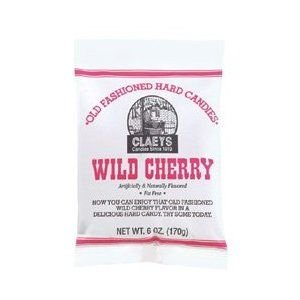 Claey’s, Old Fashioned Hard Candy Wild Cherry, 6 Ounce Bag logo