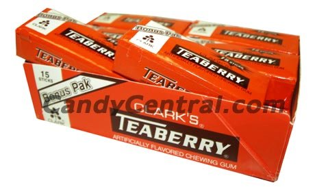 Clark’s Teaberry Chewing Gum Plen T Pack logo