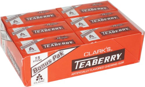 Clark’s Teaberry Gum 15 Stick 12ct logo