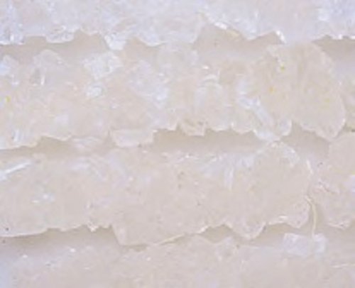 Clear Crystal Rock Candy Strings 5lb Box logo