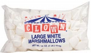 Clown Large Marshmallows 12- 16oz Bags logo