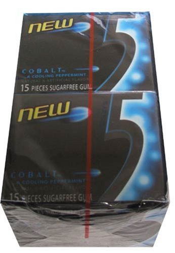 Cobalt Gum, Individually Wrapped, 10/ct, Peppermint logo