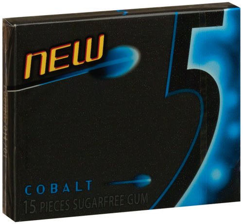 Cobalt Sugar Free Gum, 15-piece Packages (Pack of 10) logo