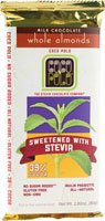 Coco Polo 39% Cocoa Milk Chocolate Bar Sweetened With Stevia Whole Almonds — 2.82 Oz logo