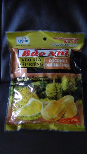 Coconut Durian Candy – 3 X 7 Oz – Product Of Vietnam – Keo Dua Sau Rieng logo