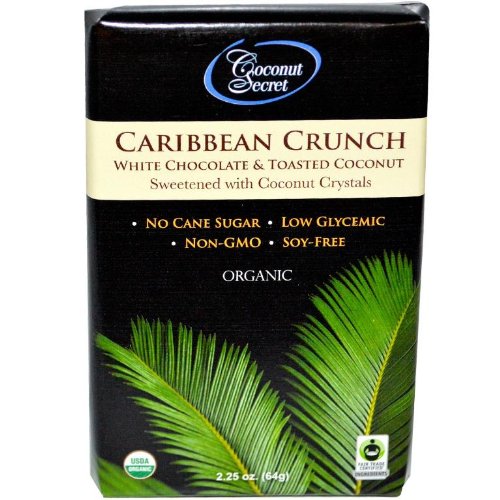 Coconut Secret Caribbean Crunch White Chocolate Bar, 2.25 Ounce (Pack of 12) logo