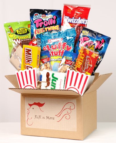 College Students / Military / New Parents / Movie Night Care Package Food Basket logo