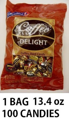 Colombina Coffee Candy Delight Colombian, 13.4 Oz. 100 Units logo