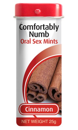 Comfortably Numb Mints – Cinnamon logo