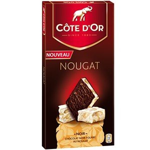 Cote D’or Dark Chocolate With Nougat 130g (4.58oz) logo