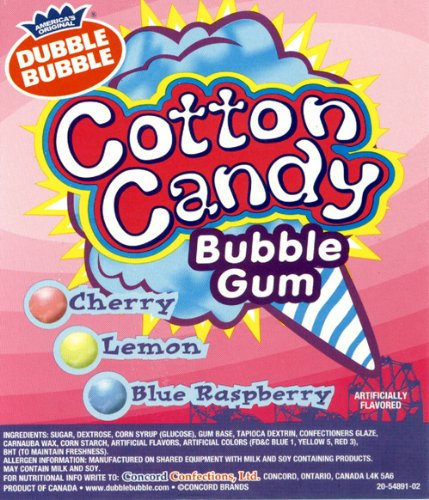 Cotton Candy 1 Inch Gumballs logo