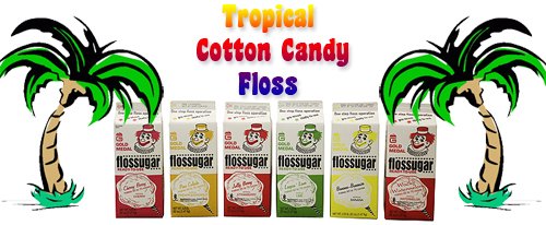 Cotton Candy Flossugar, Case Of 6-1/2 Gallon Cartons-tropical Flavors logo