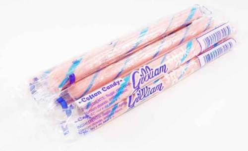 Cotton Candy Pink & Blue Old Fashioned Hard Candy Sticks: 10 Count (individually Wrapped) logo