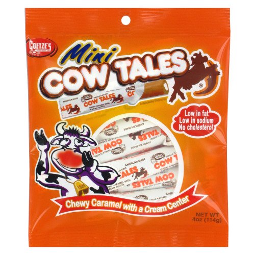 Cow Tales Candy Minis Caramel With Cream Filling 4 Oz Bag logo