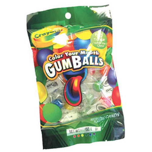 Crayola Color Your Mouth Gumballs 24 Count logo