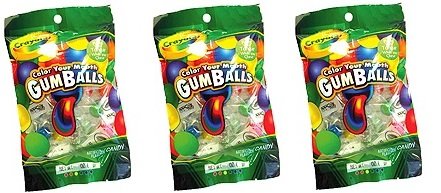 Crayola Color Your Mouth Gumballs – 3 Pack logo
